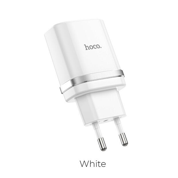 СЗУ HOCO C12Q Smart 1xUSB, 3А, 18W, QC3.0, LED (белый) - 5